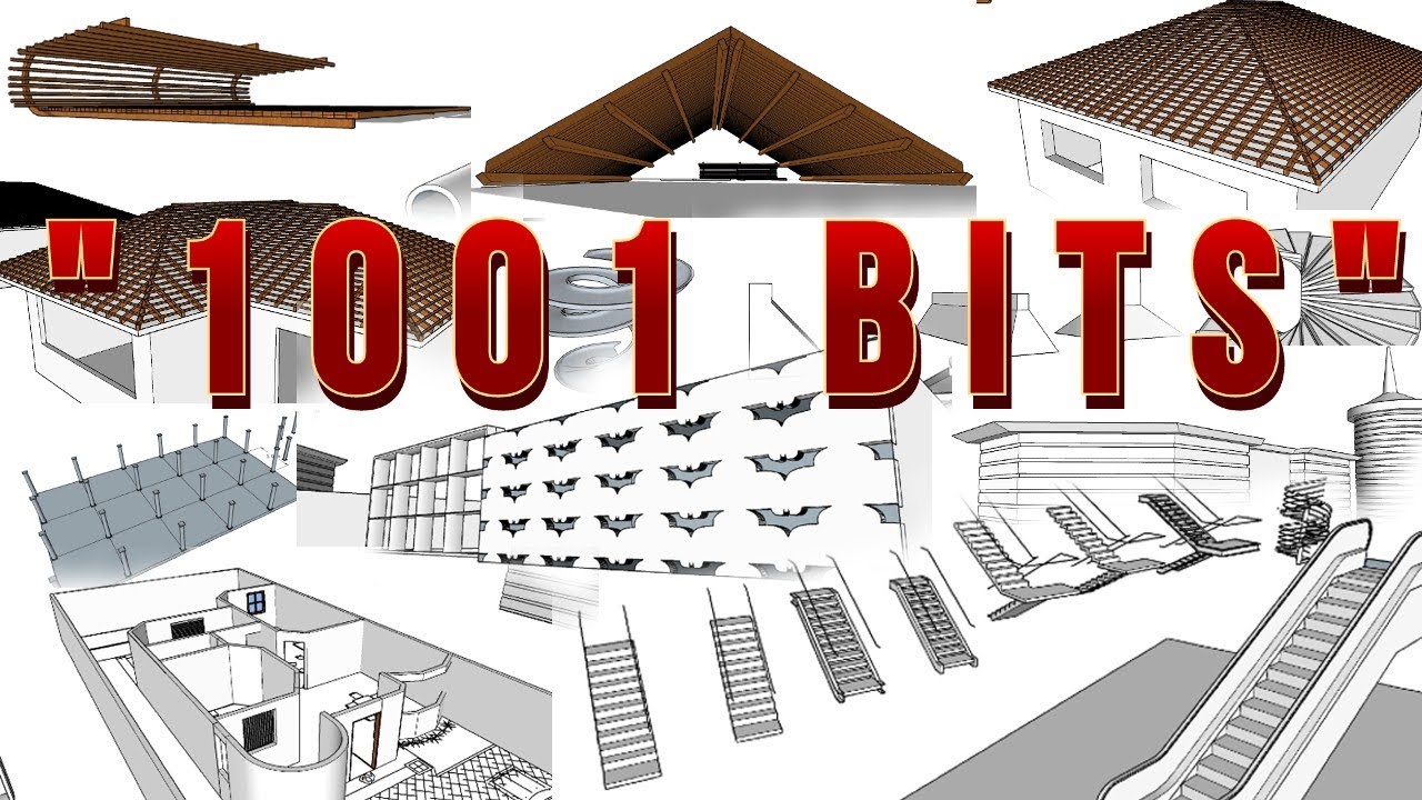 ¨ IMPRESIONANTE PLUGGIN SKETCHUP, GUÍA COMPLETA PLUGGIN 1001 BITS GRATIS"