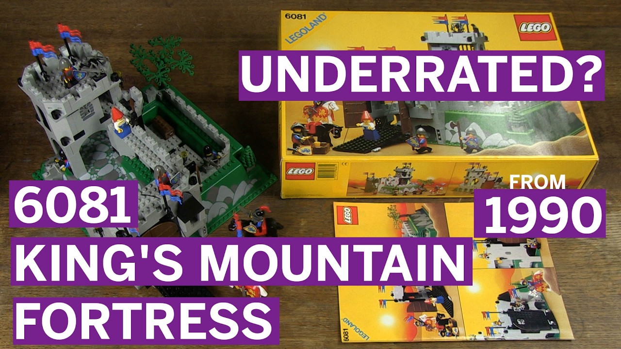 Этот набор LEGO «Замок» 1990 года незаслуженно недооценен | 6081 Крепость Королевской Горы
