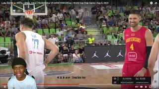 Luka Doncic SNAPPING In Fiba Game Reaction!!