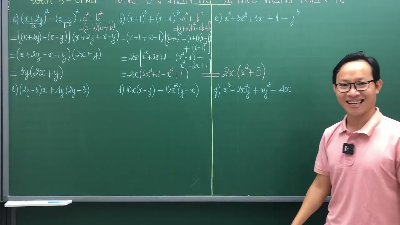 LẤY GỐC TOÁN 8 - CT MỚI - TỔNG ÔN PHÂN TÍCH ĐA THỨC THÀNH NHÂN TỬ - THẦY KENKA