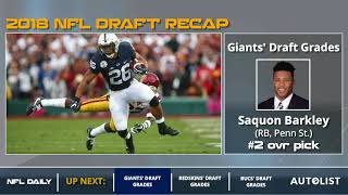 New York Giants 2018 NFL Draft Grades And Analysis