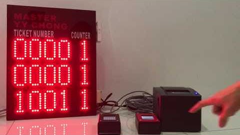 Wired Queue Management System ( QMS ) for Master YY Chong