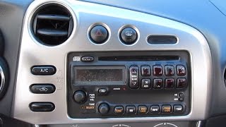 DIY: How to install aftermarket stereo for Toyota Matrix 2003 & 2004