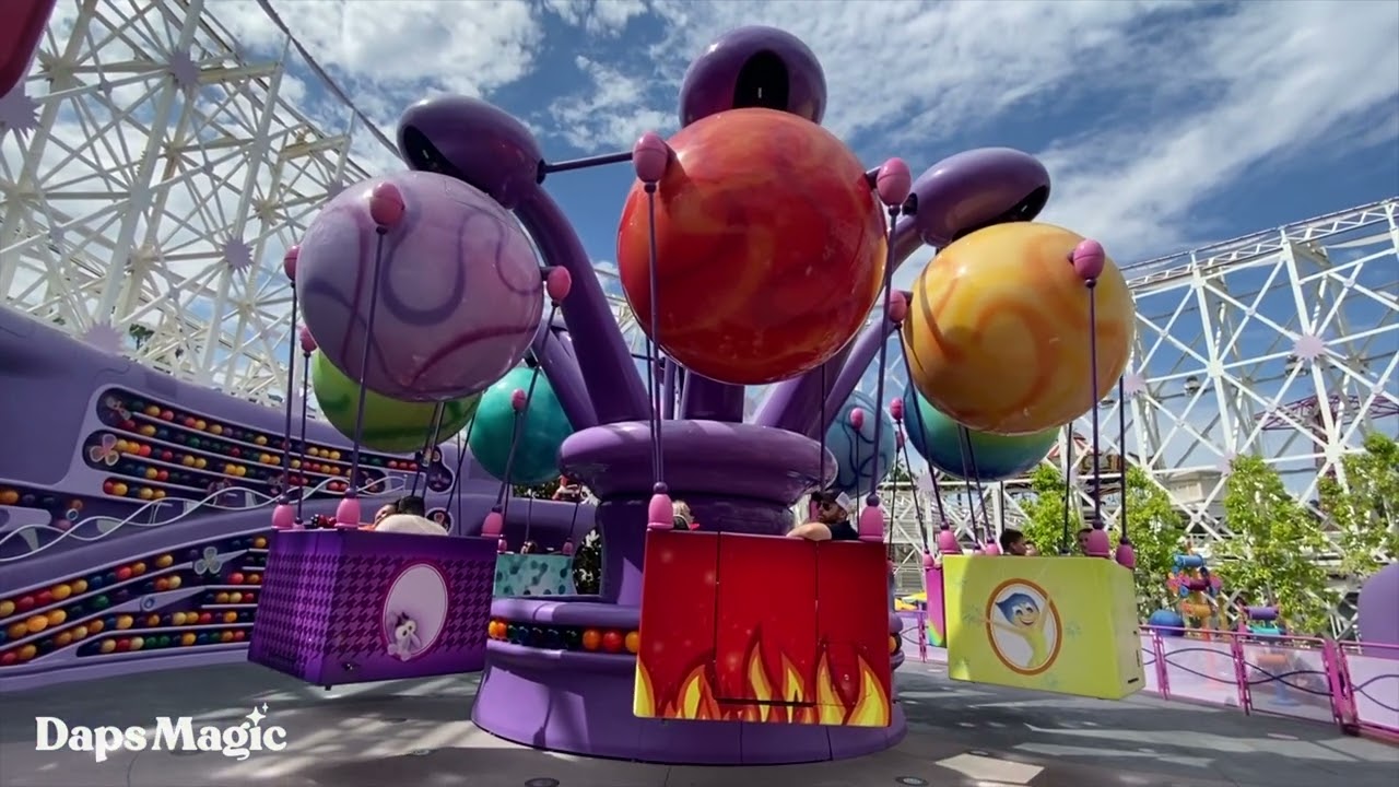 Emotional Whirlwind  Disney California Adventure 4K