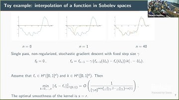 Non-Parametric Convergence Rates for Plain Vanilla Stochastic Gradient Descent