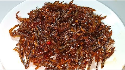 Cách làm món cá cơm khô rim chua ngọt giòn ngon và đơn giản - Bếp Nhà Hoàng