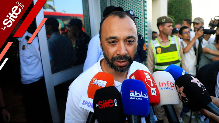 السكتيوي لحظة وصول المنتخب المغربي للرباط بعد إنجازه التاريخي: عندنا الرجال وأحسن جمهور في العالم