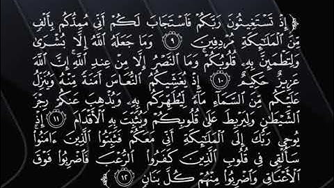 سلمان العتيبي .. ماتيسر من سورة الأنفال