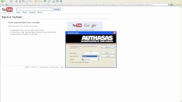 Logon to Youtube with Oracle ESSO using Authasas