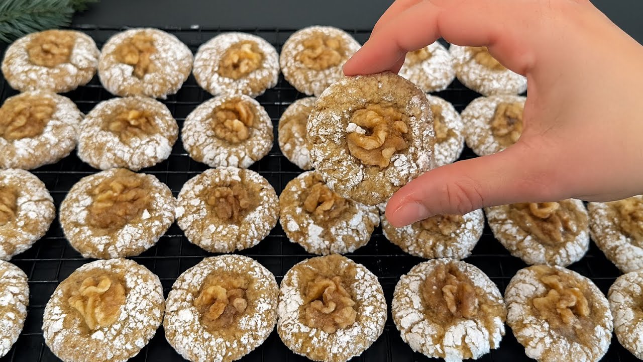 Печенье с грецкими орехами без глютена 🤩 Тает во рту!