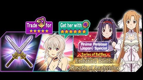 Sword Art Online Memory Defrag - Enduring Bonds: Rosario of Awakening Event Full Story
