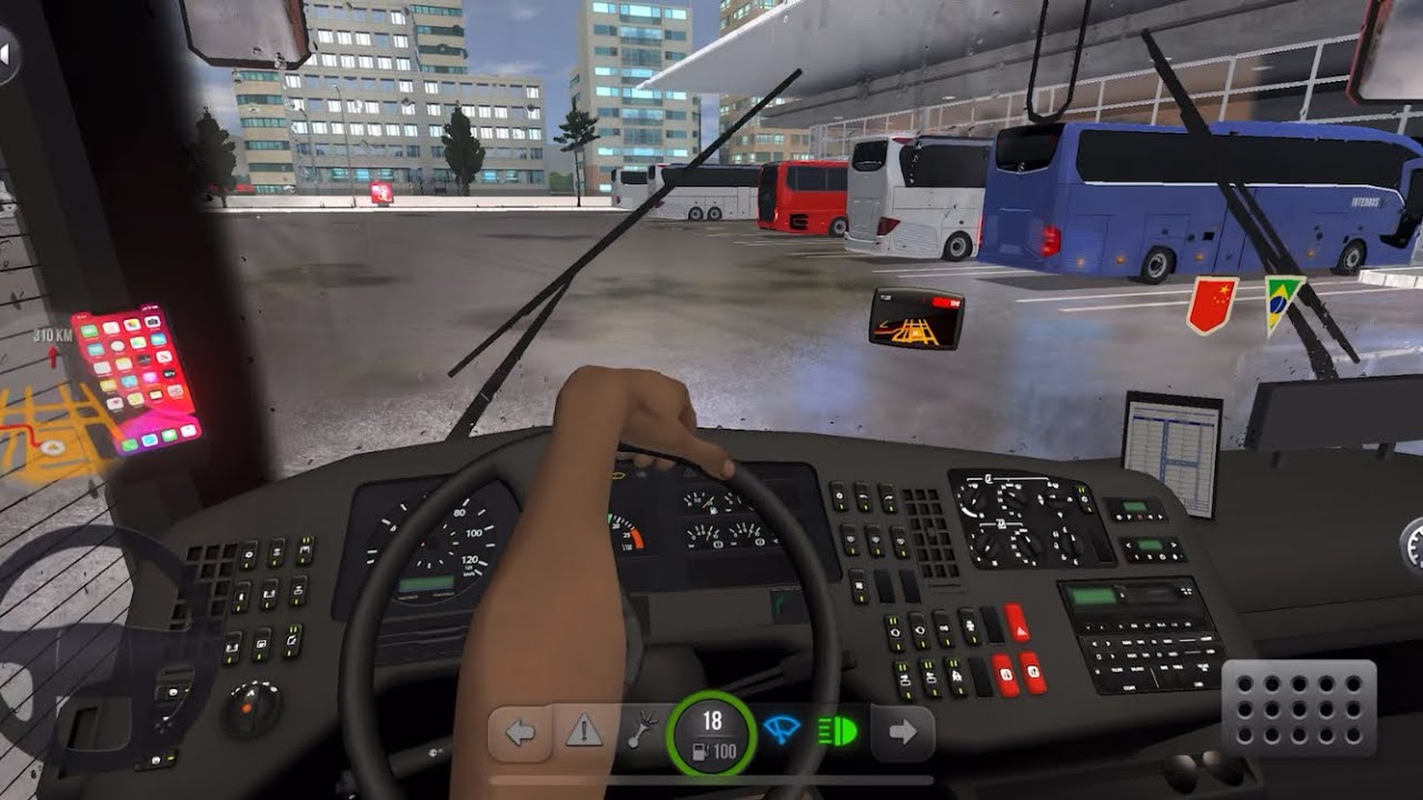 Bus Simulator Ultimate Mobile GamePlay | Coach Bus Driving in Nepal Map Biratnagar to Kathmandu