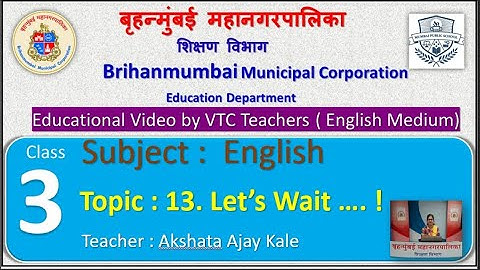 Class : 3rd English L 13. Let