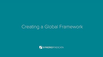 1.12 Creating a Global Framework