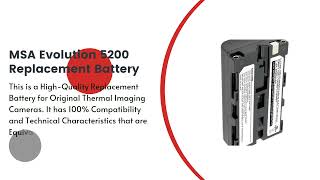Replacement Battery for MSA Evolution 5200