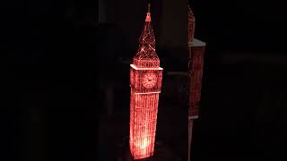 3D Puzzle London Big Ben #shortvideo #3dpuzzles #bigben #puzzle #3dart #3dpuzzle #lightpuzzlegame