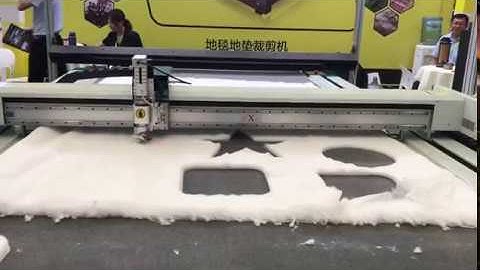 Cutting carpet with AOL Cutter