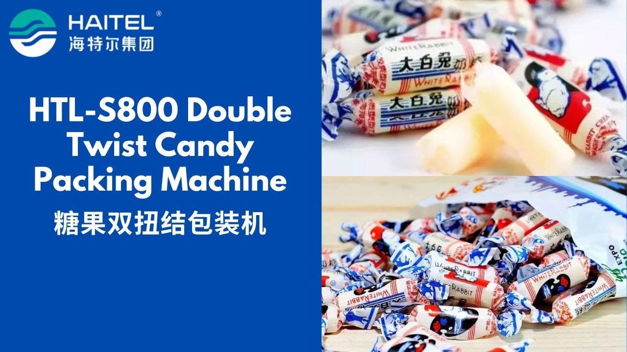 Fully automatic Double twist wrapper machine caramel toffee creamy ...