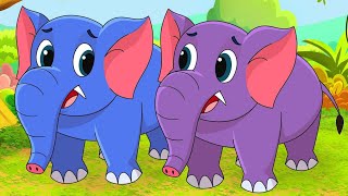Ek Mota Hathi | एक मोटा हाथी | Poems | Rhymes for Children | Hindi Rhymes For Kids @kidschannelindia
