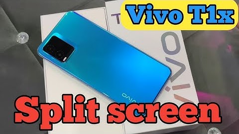 Split Screen On In Vivo T1x, Create Dual Screen In Vivo T1x, How To Use Floating Window In Viv