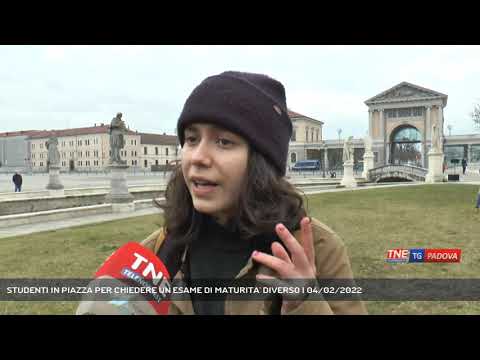 STUDENTI IN PIAZZA PER CHIEDERE UN ESAME DI MATURITA' DIVERSO | 04/02/2022