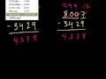 Subtraction with Borrowing Techniques
