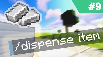 Command Block Tutorial Ep 9 - A Modern Item Dispenser!