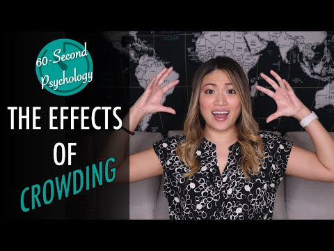 ⏰ 60-Second Psychology: The Effects of CROWDING 😬 | The Density-Intensity Hypothesis