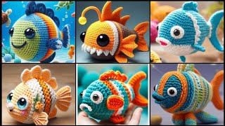 Crochet New Born Baby Fish Nemo Easy Mini Clownfish Crochet Patterns Free Beginner's 
