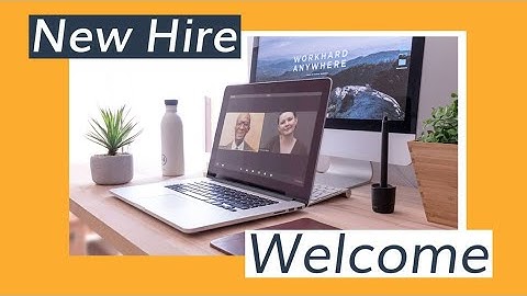 Video template - New Hire Welcome