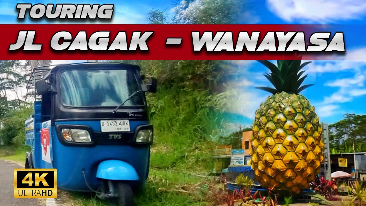 Touring Jl Cagak menuju Wanayasa Purwakara dengan Motor Roda Tiga TVS