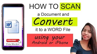 How to SCAN document and CONVERT it into a WORD File using MOBILE PHONE/ TUTORIAL screenshot 3