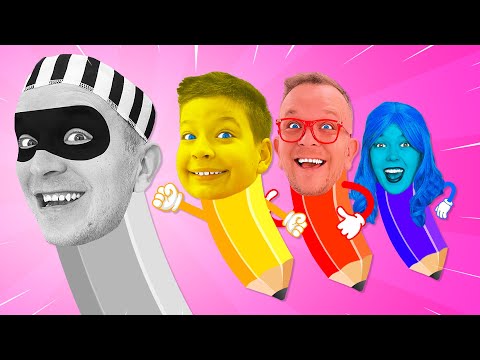 Funny Drawing Pencils