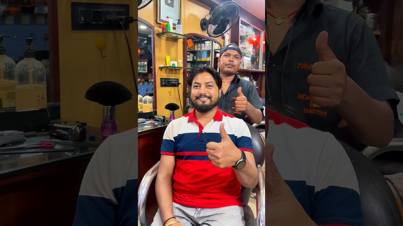 Salon Owner Ka Haircut Pawan Ji Ne Kar Diya Kamal! Professional Beard & Hair Transformation #shorts