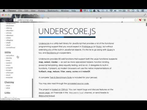 Introduction to Underscore.js