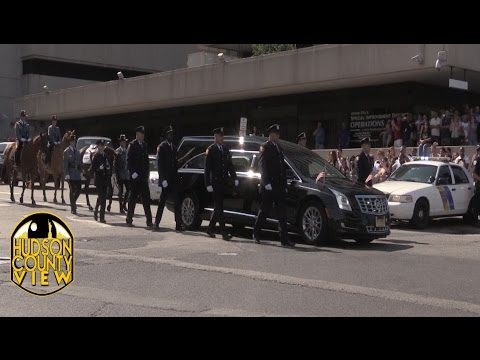 Law enforcement officers unite at funeral of Melvin Santiago