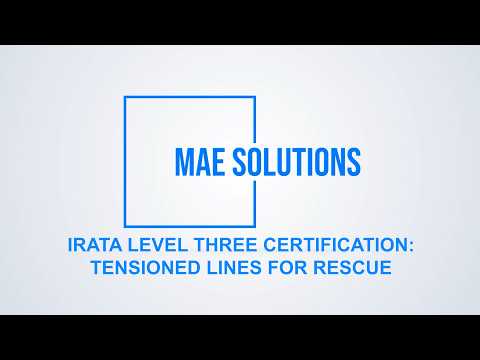 IRATA Level 3 - Using Tensioned Lines for Rescue