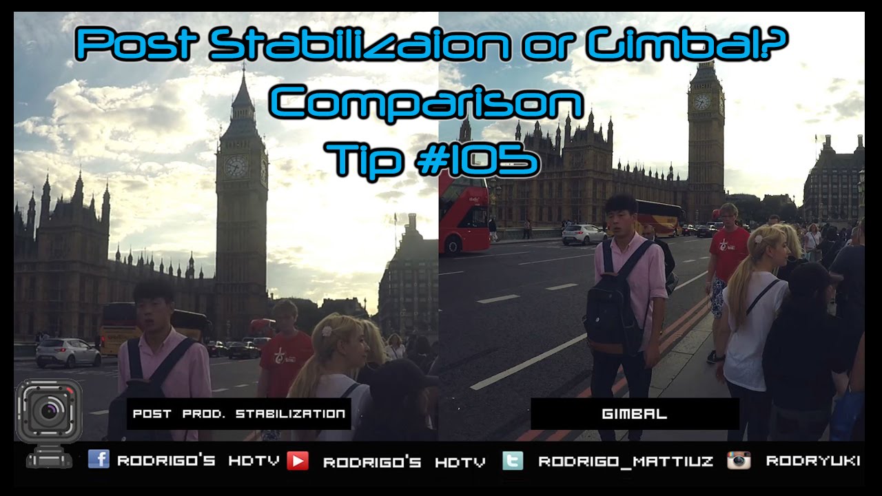 GoPro: Tip #105 Post Production Stabilization or Gimbal?
