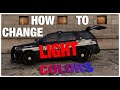 How To Change Light Colors | Fivem 2025