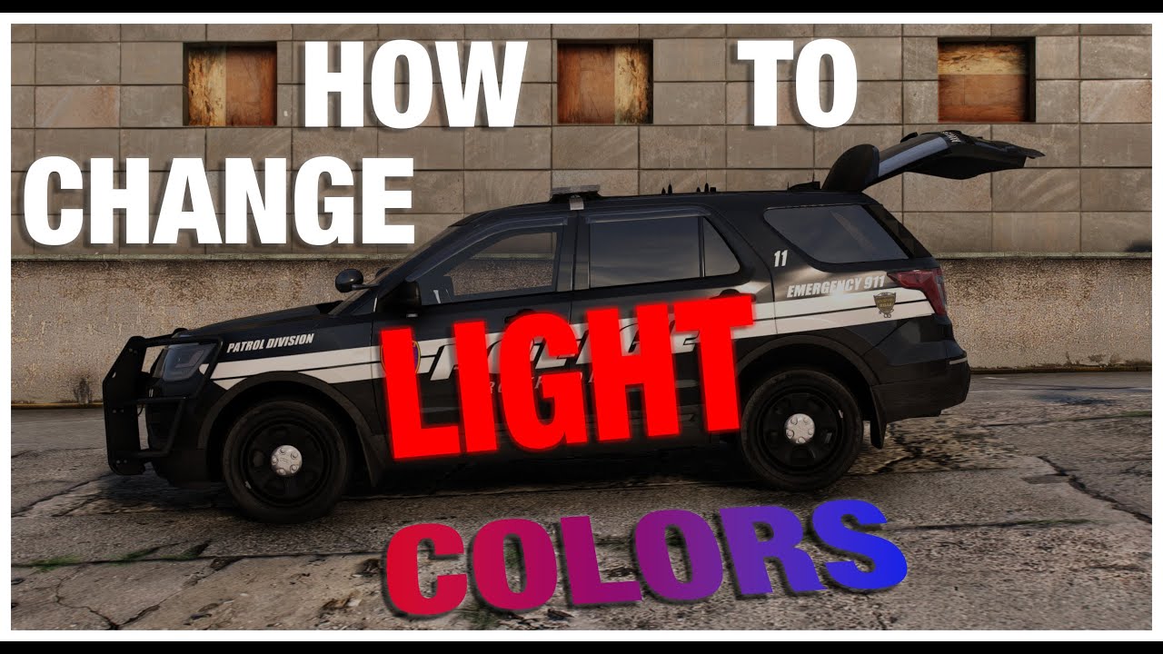 How To Change Light Colors | Fivem 2025 - YouTube