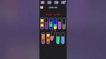 Water Sort Puzzle Sort Color Level 495