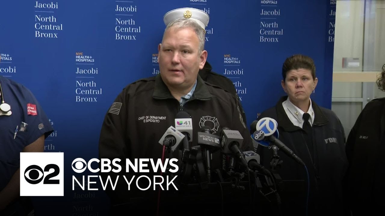 FDNY provides update on Bronx car fire that injured firefighters - YouTube