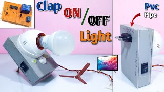 How To Make Clap On Off Switch | Make Clap On Off Light With CD4017 ic | 2022