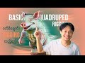 Rigging  " Basic Quadruped " in blender - 4.4 [ Full Course ]
