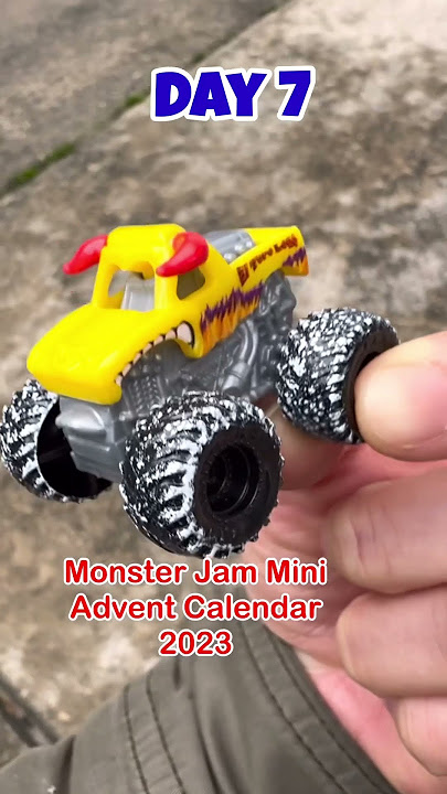 Mini Monster Truck Advent Calendar