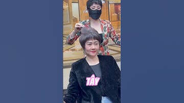 thiết kế tóc tém siêu đẹp và bóc hết màu đen trẻ sang vạn chị em mê- HN 0973265168- #dungtran