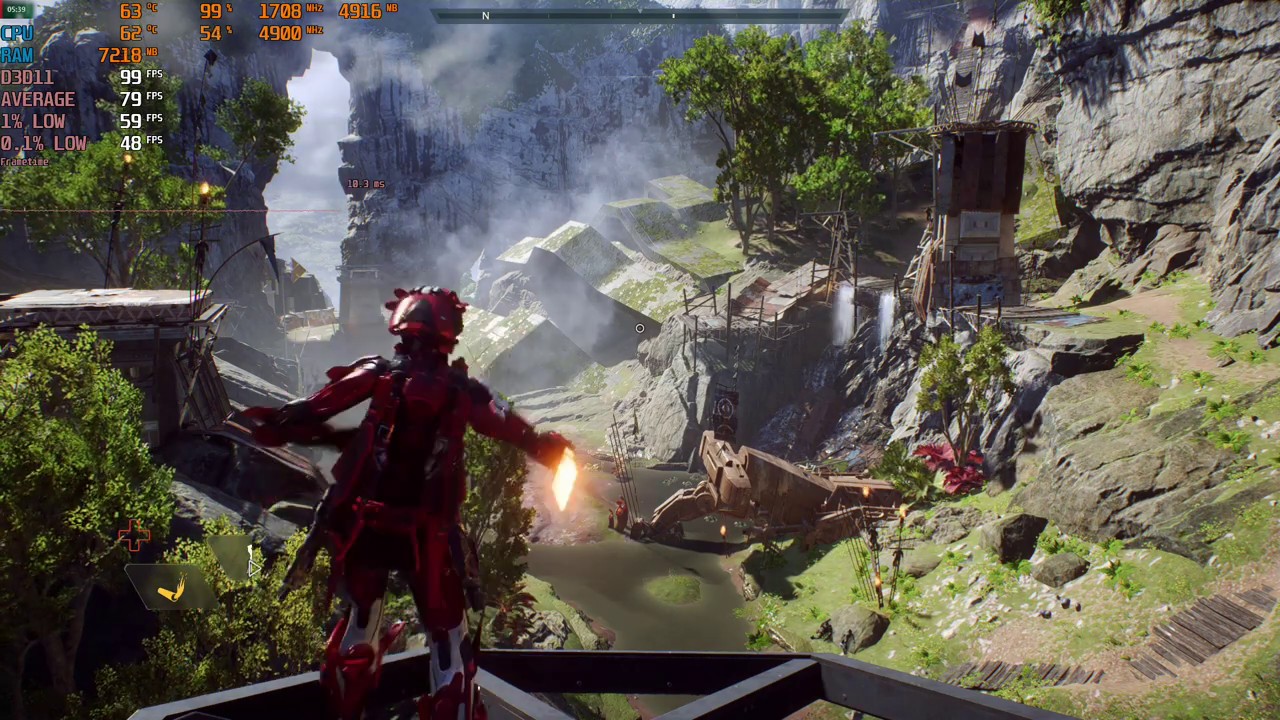 Anthem VIP Demo - 1080p Ultra Settings Benchmark - i7 9700k & Vega 56 OC