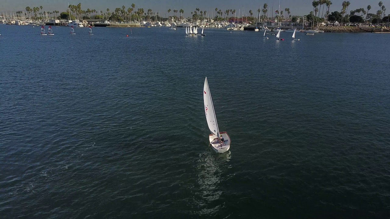2019 Turkey Day   Race 8   Sabot C3 start & first beat