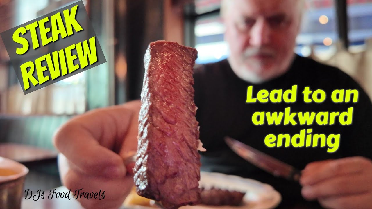 Steak Review With An Awkward Ending - YouTube