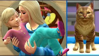 Can my teen sim raise her toddler in secret? // Sims 4 Teen mum challenge